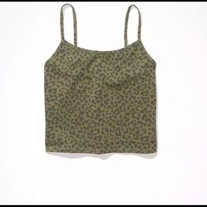 Aerie Printed Crop Cami